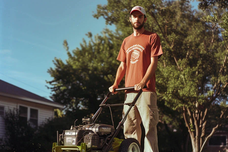 electric push mower